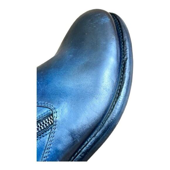 JO GHOST Men Chelsea Boots Leather High-quality  blue  Fashion Business … main image 4